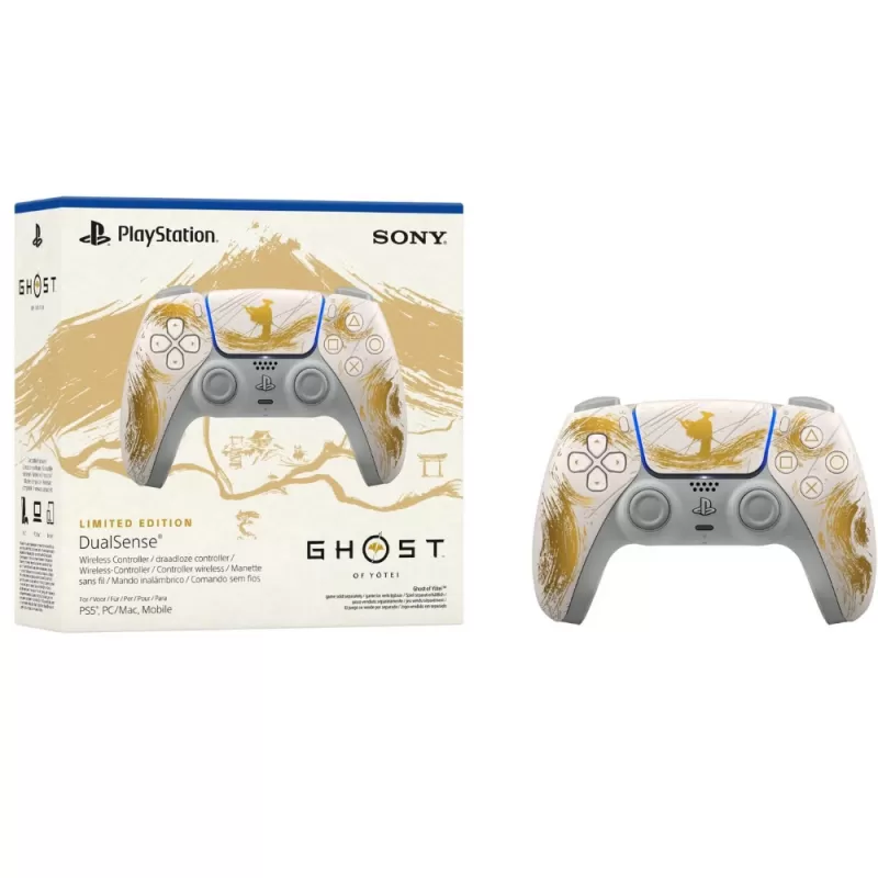Control Sony Dualsense para PlayStation 5 CFI-ZCT1W - Ghost of Yōtei Gold Limited Edition