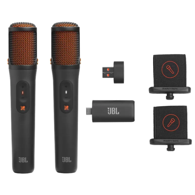 Micrófono JBL Easysing Mics - Black (2 Unidades)