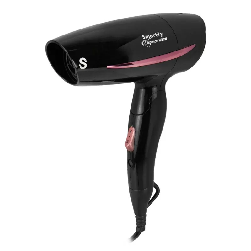 Secador de Cabello Smartfy Elegance SM12 1250W 2V - Black/Rose