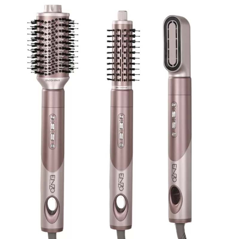 Secador Multiestilizador Enzo All-Inclusive EN-507 7 en 1 1500W 2V - Rose