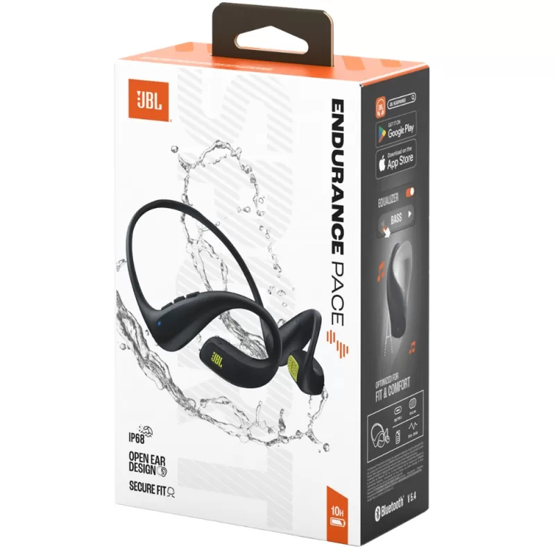 Auricular JBL Endurance Pace Bluetooth - Black/Lime