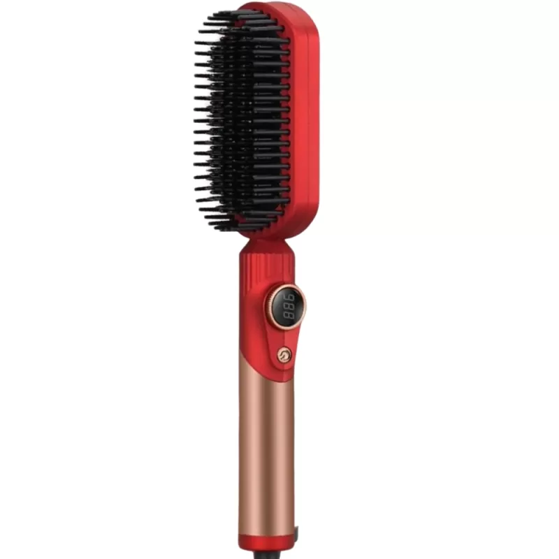 Cepillo Alisador Enzo EN-4002 65W 2V - Red