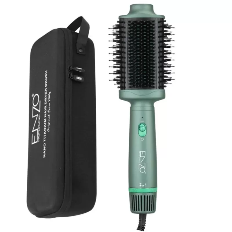 Cepillo Secador Enzo Magic Brush EN-4110 1500W 220V - Green Cepillo Secador Enzo Magic Brush EN-4110 1500W 220V - Green