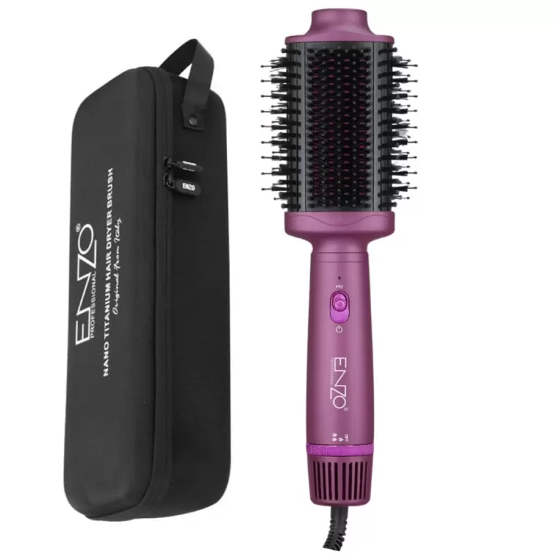 Cepillo Secador Enzo Magic Brush EN-4110 1500W 220V - Purple Cepillo Secador Enzo Magic Brush EN-4110 1500W 220V - Purple