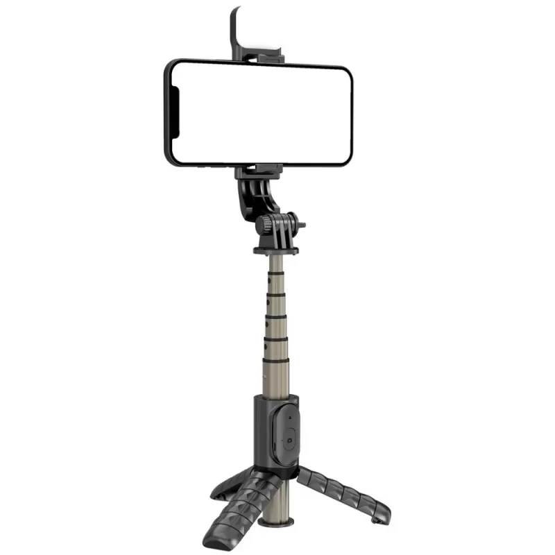 Palo de Selfie Ecopower EP-T207 con LED - Black