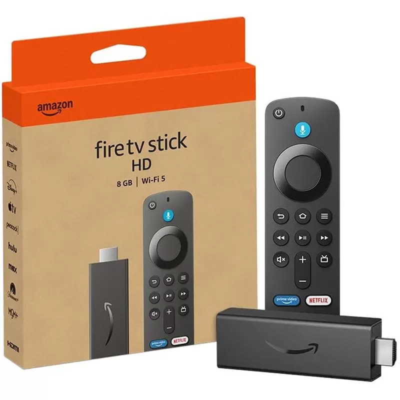 Media Player Amazon Fire TV Stick HD 8GB with Alexa (2024) - Black