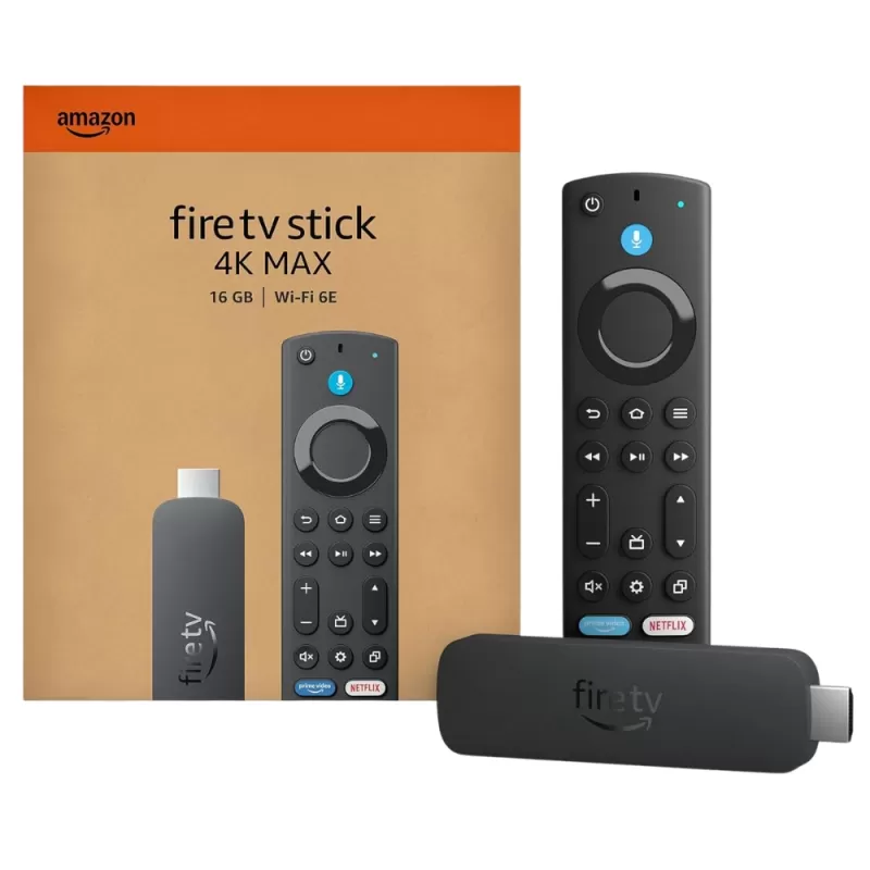 Media Player Amazon Fire TV Stick 4K Max (2nd Gen) 16GB with Alexa - Black
