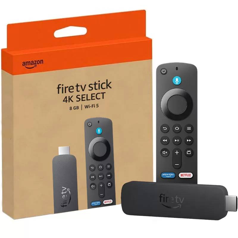 Media Player Amazon Fire TV Stick 4K Select 8GB with Alexa (2024) - Black Media Player Amazon Fire TV Stick 4K Select 8GB with Alexa (2024) - Black