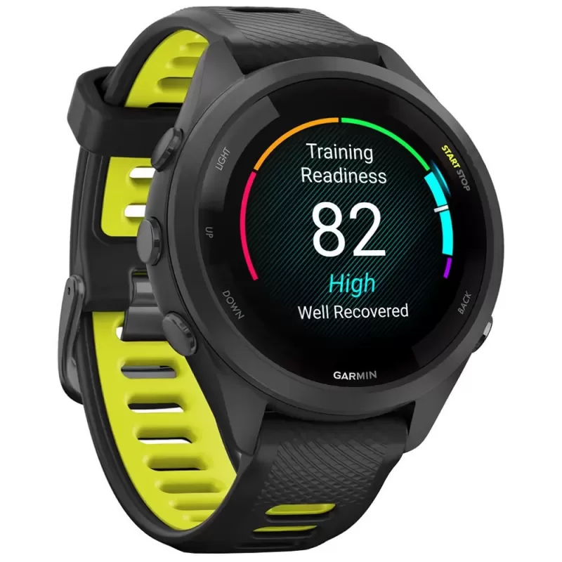 Reloj GPS Garmin Forerunner 265S - Black/Yellow (010-02810-03)