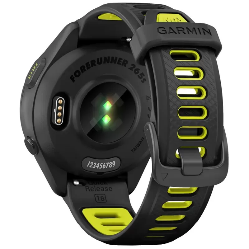 Reloj GPS Garmin Forerunner 265S - Black/Yellow (010-02810-03)