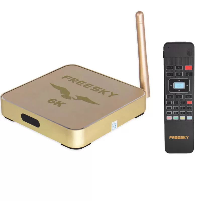 Receptor IPTV Freesky 6K UHD 2/16GB - Gold Receptor IPTV Freesky 6K UHD 2/16GB - Gold