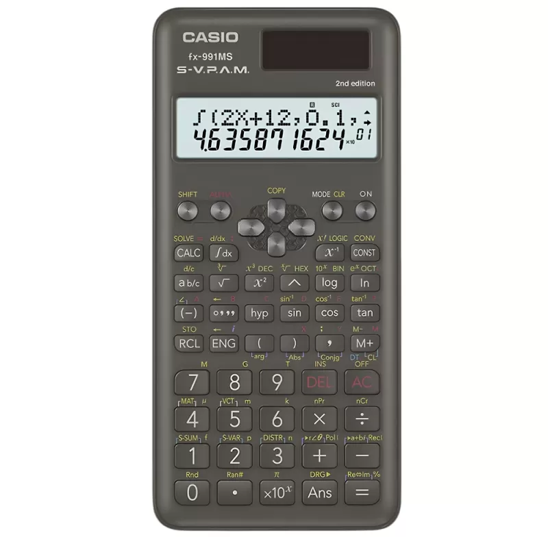 Calculadora Científica Casio FX-991MS 2nd Edition - Black