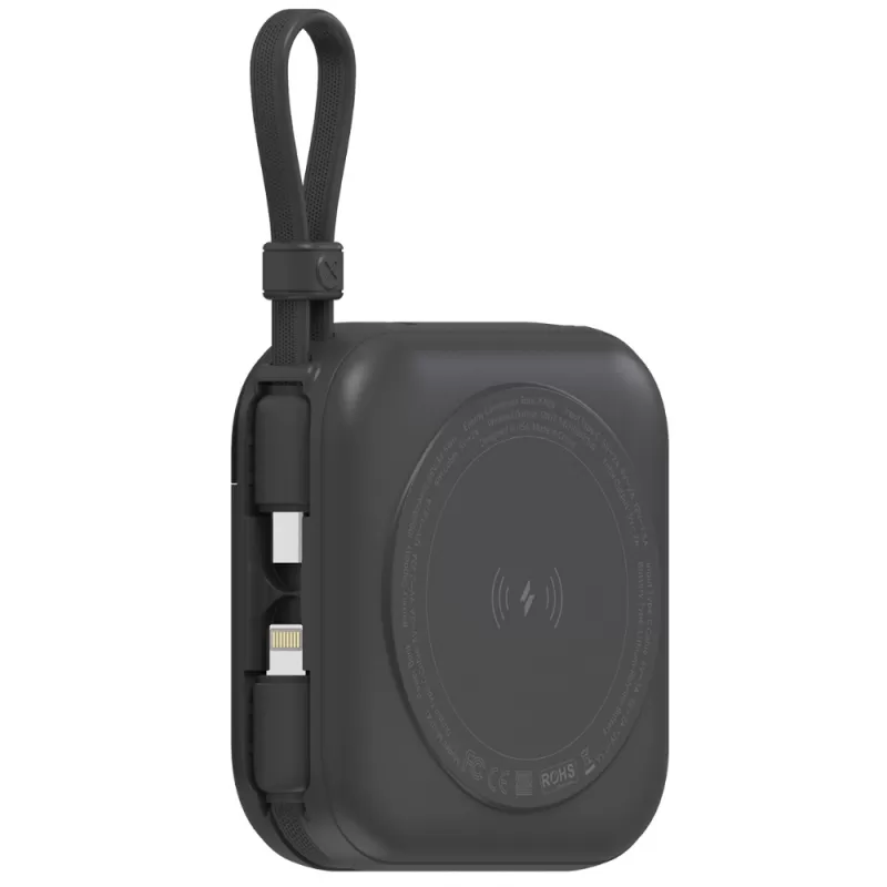 Cargador Portátil Wireless G-Tide Multi X1 10.000mAh Lightning/USB-C 20W - Black