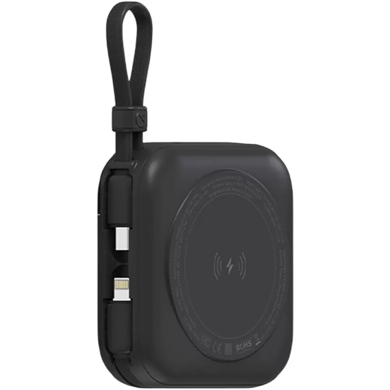 Cargador Portátil Wireless G-Tide Multi X1 10.000mAh USB-C/Lightning - Black