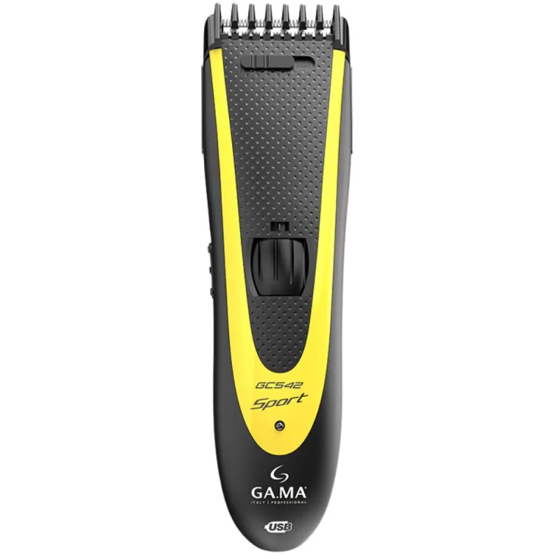 Cortador de Pelo Gama GC542 Sport - Black/Yellow Cortador de Pelo Gama GC542 Sport - Black/Yellow