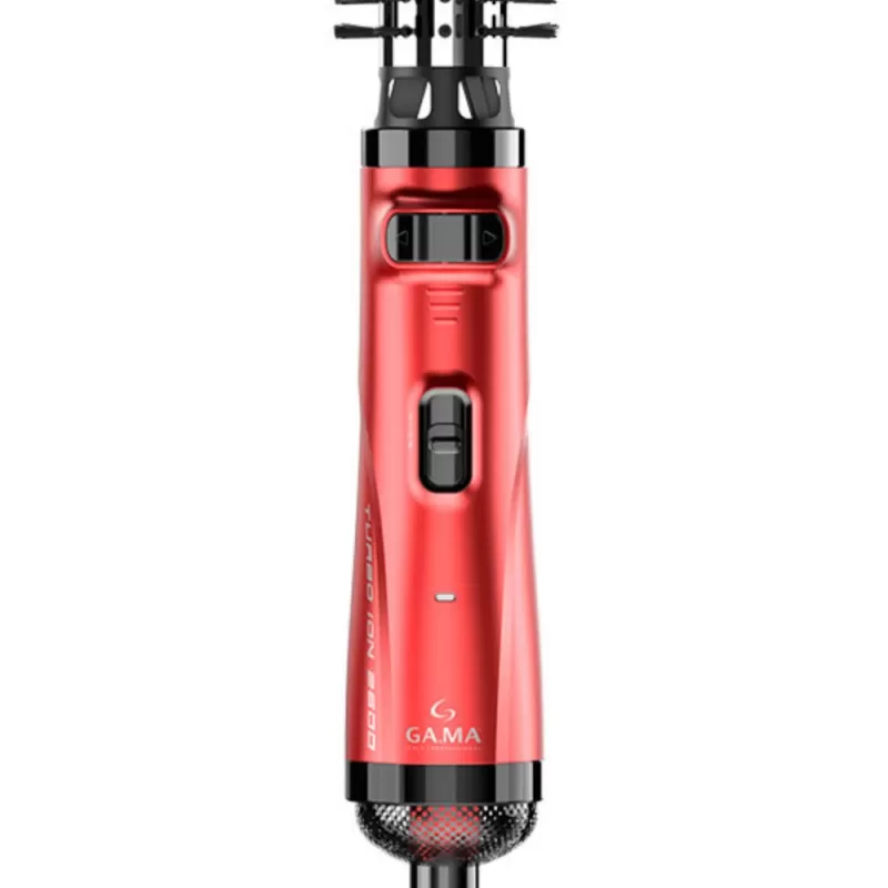 Cepillo Secador Rotativo Gama Turbo Ion 2600 Brush 3D 1100W 2V - Red