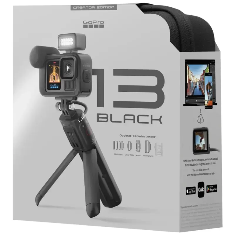 Cámara de Acción GoPro Hero 13 Creator Edition CHDFB-131-TH - Black