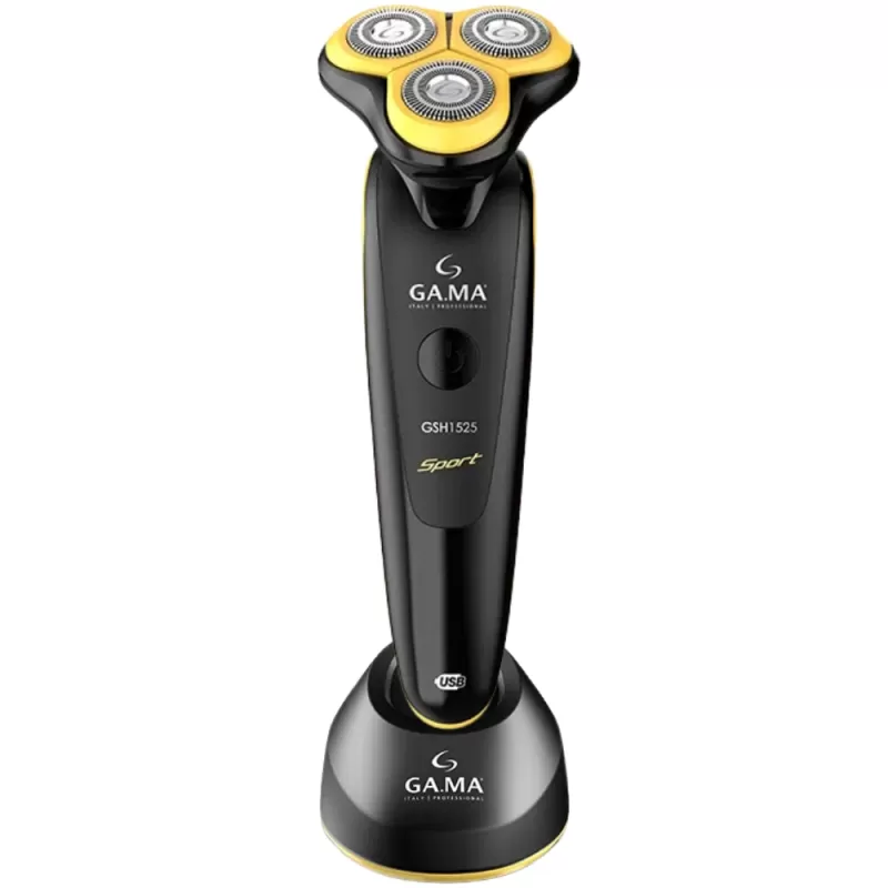 Barbeador Eléctrico Gama GSH1525 Sport - Yellow/Black Barbeador Eléctrico Gama GSH1525 Sport - Yellow/Black