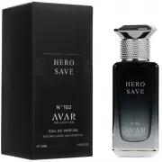 Perfume Avar Collection N° 102 Hero Save EDP Masc...