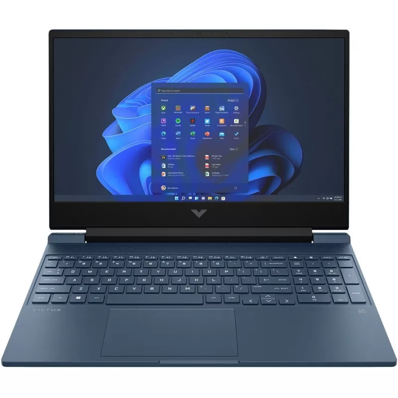 Notebook HP Victus 15-FA0033DX 15.6" Intel Core i5-12450H 8/512GB W11 NVIDIA GeForce RTX 3050 4GB - Blue