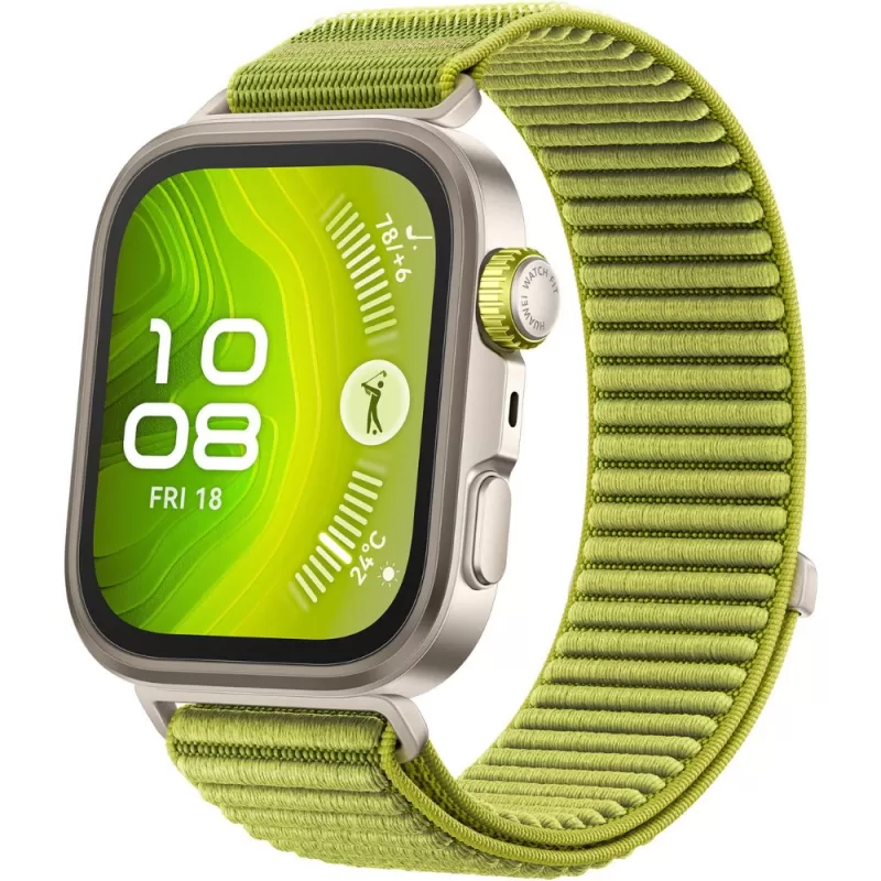 Reloj Smart Huawei Watch Fit 4 Pro SYA-B29 - Titanium/Green Nylon