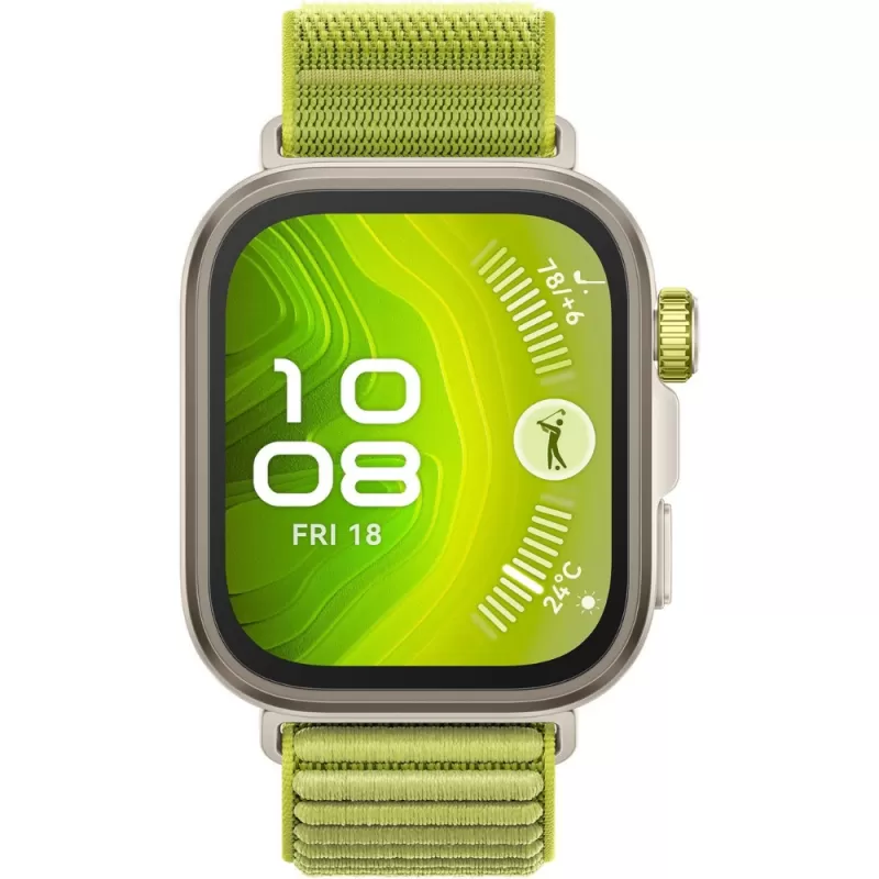 Reloj Smart Huawei Watch Fit 4 Pro SYA-B29 - Titanium/Green Nylon