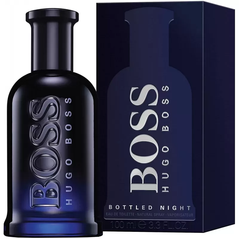 Perfume Hugo Boss Bottled Night EDT Masculino - 100mL