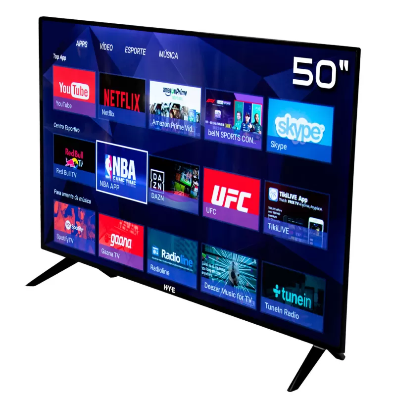 Smart TV LED HYE 50" HYE50ATUX 4K Ultra HD