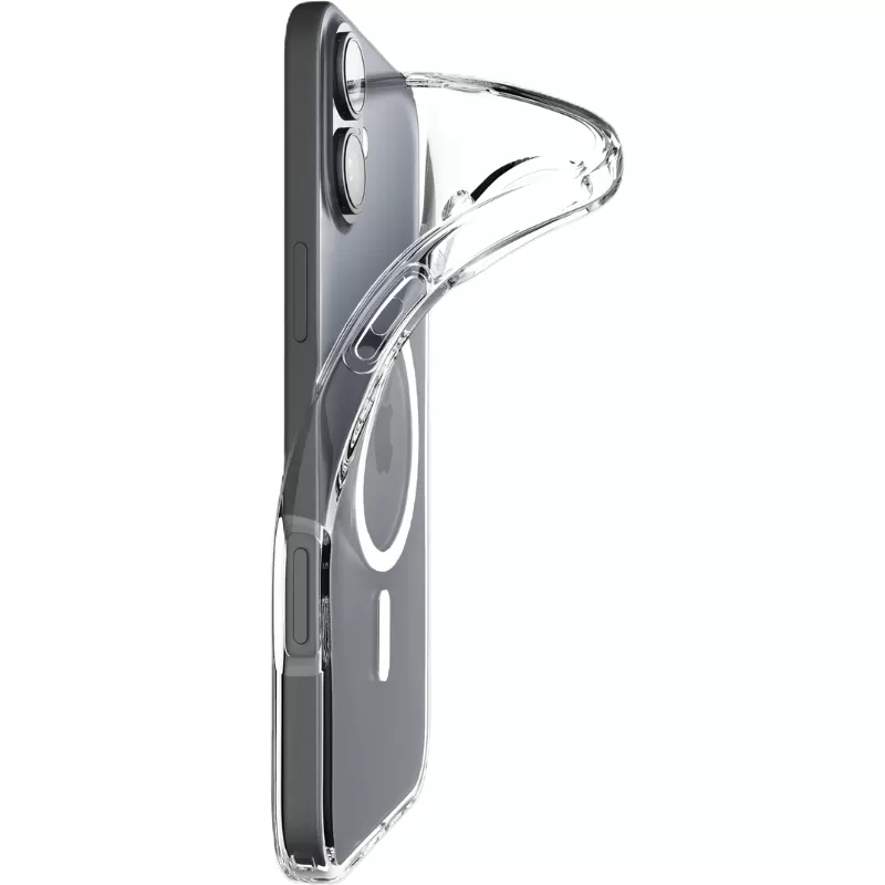 Capa Spigen iPhone 16+ ACS08392 Cristal Flex - Clear
