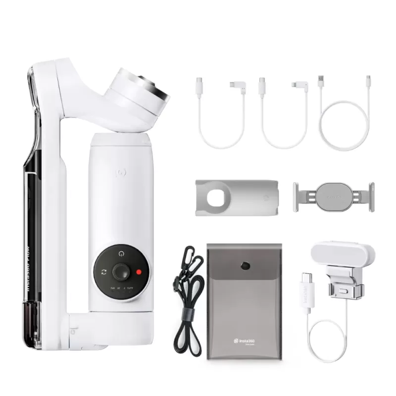 Estabilizador Insta360 Flow Creator Kit - Summit White (CINSABBA)