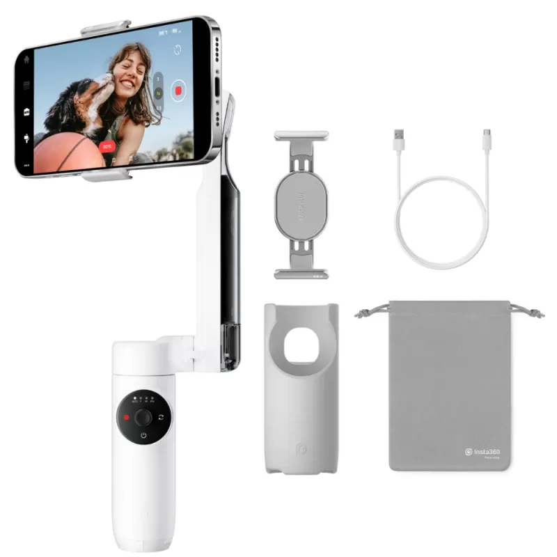 Estabilizador Insta360 Flow - Summit White (CINSABBA)