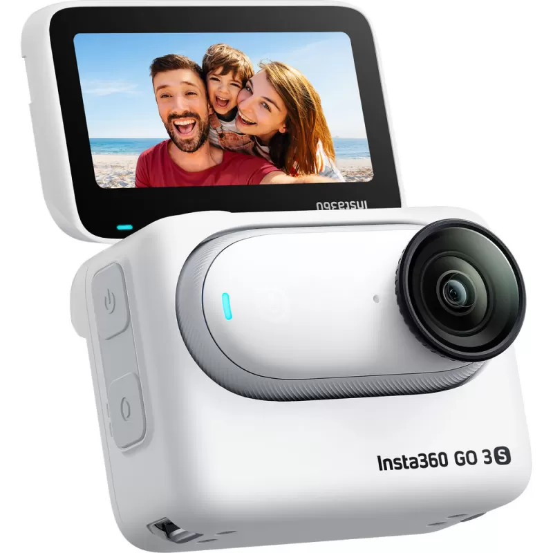 Cámara de Acción Insta360 GO 3S Standard Edition 4K 128GB - Arctic White (CINSAATA)