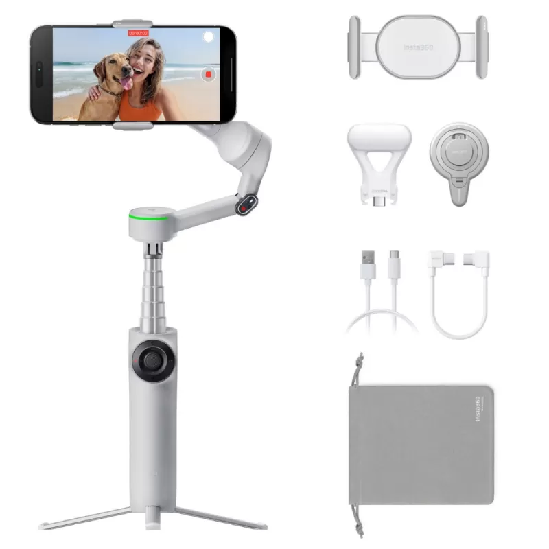 Estabilizador Insta360 Flow 2 Pro Creator Kit - St...