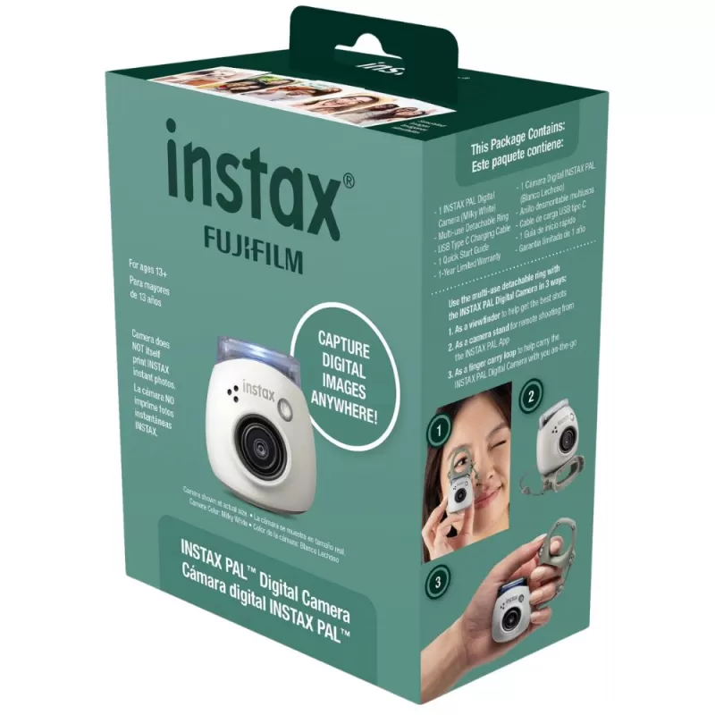 Cámara Digital Fujifilm Instax Pal - Milky White