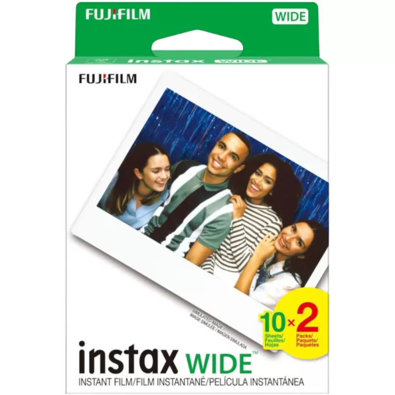 Papel Térmico Fujifilm Instax Wide - (20 hojas de...