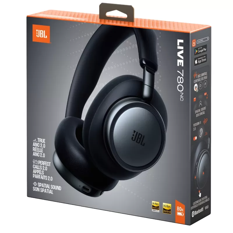 Auricular JBL Live 780NC Bluetooth - Black