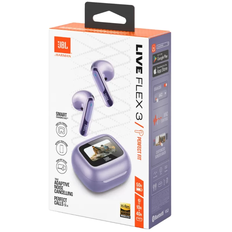 Auricular JBL Live Flex 3 Bluetooth - Purple