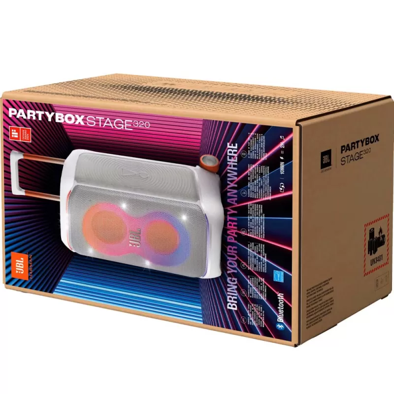 Speaker JBL Party Box Stage 320 Bluetooth 2V - White