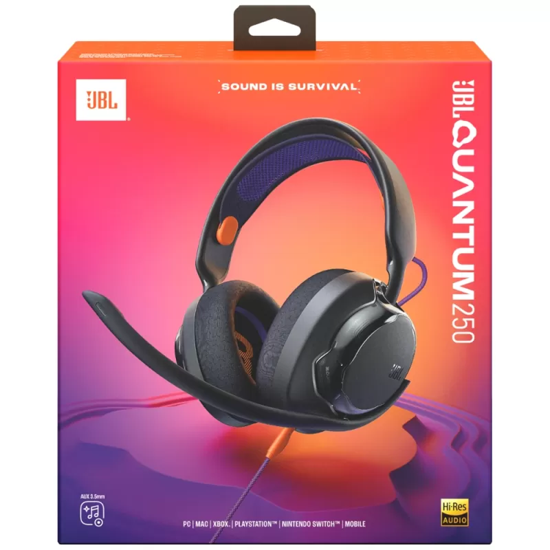 Auricular Gaming JBL Quantum 250 - Black