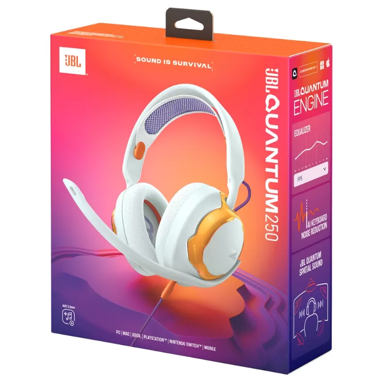 Auricular Gaming JBL Quantum 250 - Teal