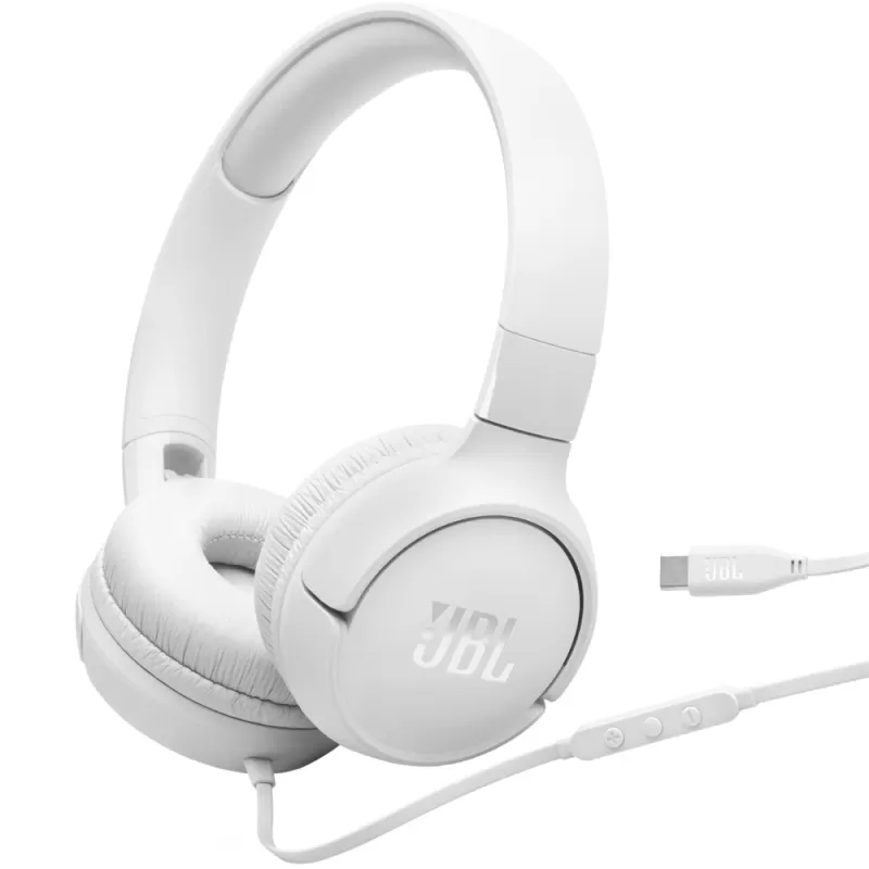 Auricular JBL Tune 520C USB-C - White