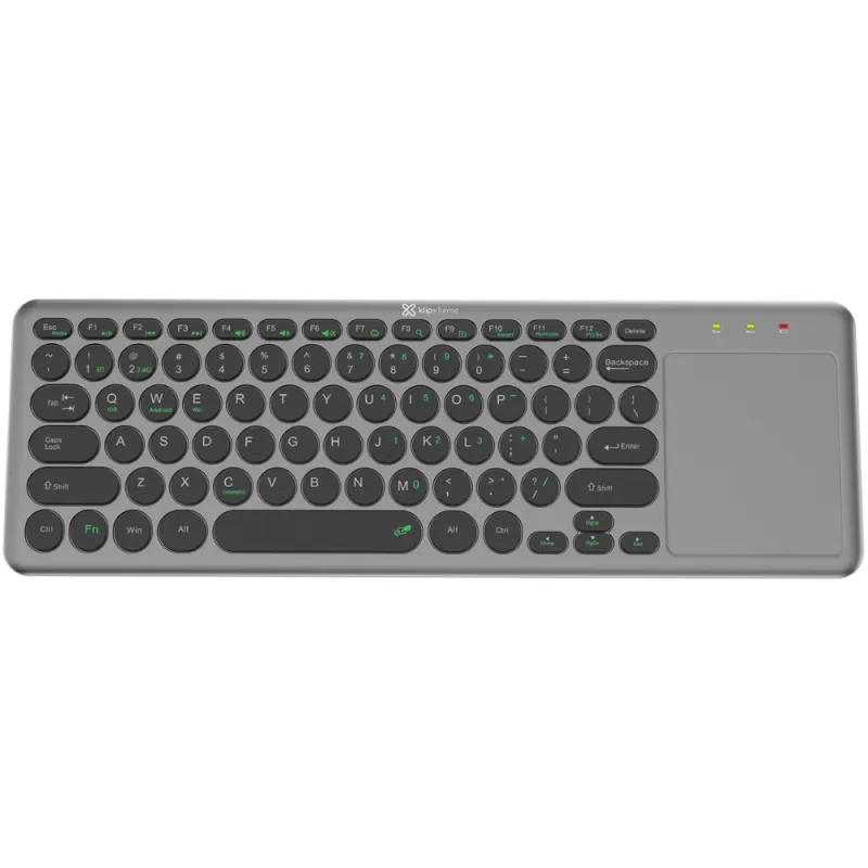 Teclado Wireless Klip Xtreme KeyGlider KCK-550E con TouchPad - Gray