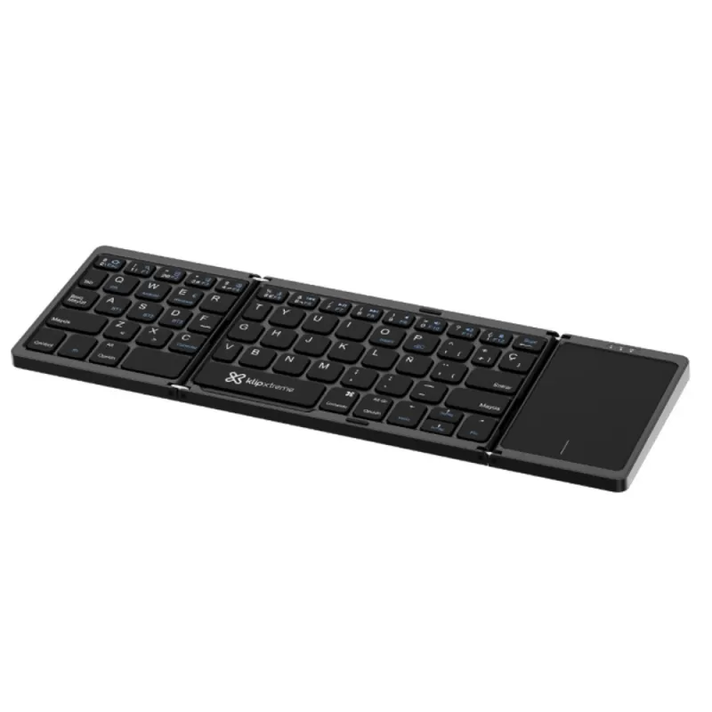 Teclado Wireless Klip Xtreme FlexPlit KCK-650S-BK con TouchPad - Black (Español)