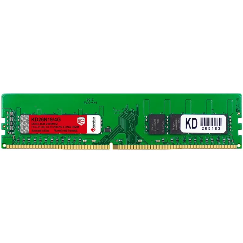 Memoria RAM para PC KeepData KD26N19/4G 4GB DDR4 2666MHz CL19 Memoria RAM para PC KeepData KD26N19/4G 4GB DDR4 2666MHz CL19