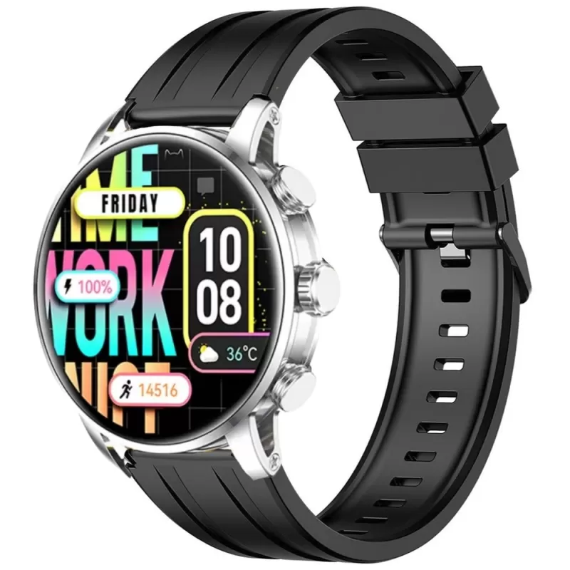 Reloj Smart Kieslect Calling Watch Kr2 - Stainless Steel