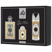 Kit Perfume Lattafa Pride King of Arabia EDP 100mL...