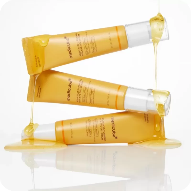 Sérum Gel para el Controno de Ojos Medicube Kojic Acid Turmeric Vita - 30mL