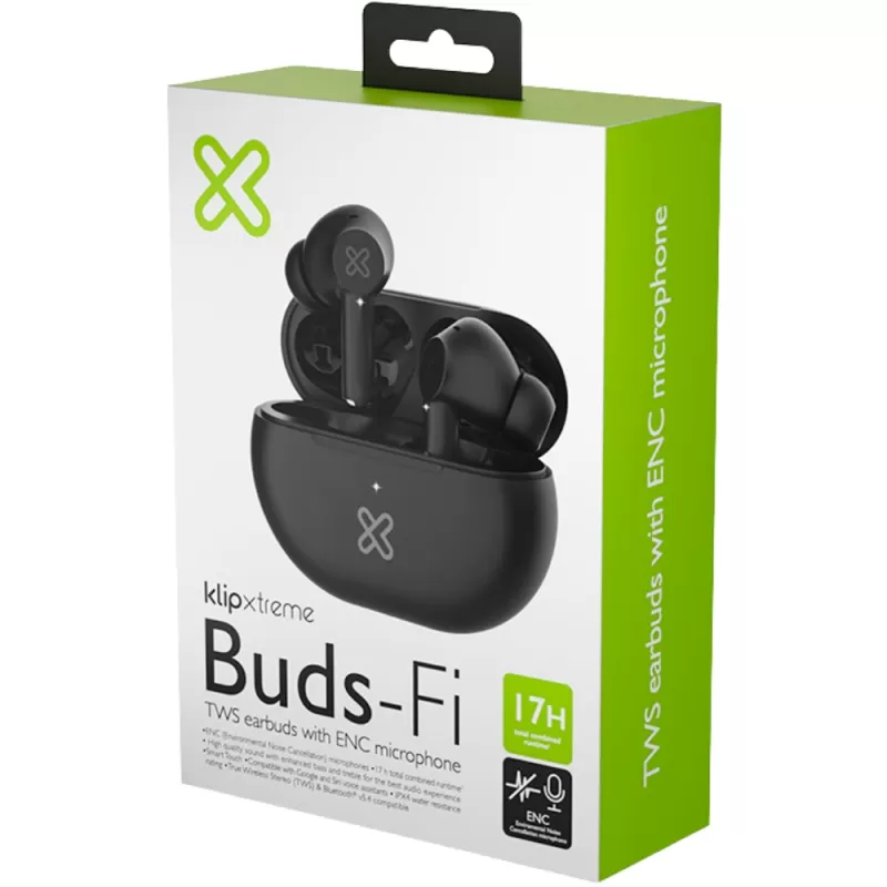 Auricular Klip Xtreme Buds-Fi KTE-015BK Bluetooth - Black