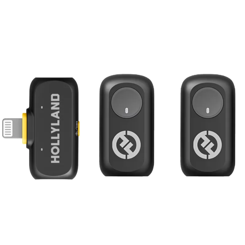 Micrófono Wireless Hollyland Lark A1 Mini Duo Lightning - Space Gray