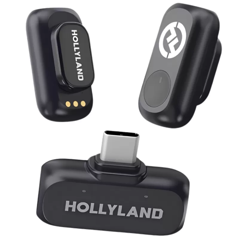 Micrófono Wireless Hollyland Lark A1 Mini Duo USB...